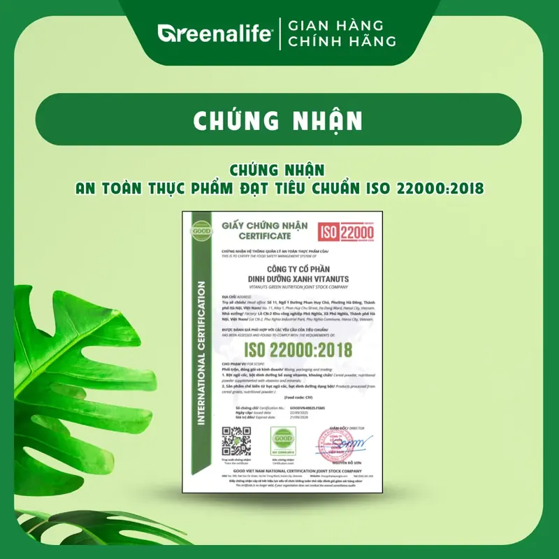 Sữa Hạt Dinh Dưỡng Tảo Xoắn GREENALIFE Milky Nuts - Spirulina (Lon 400g) - ảnh 2